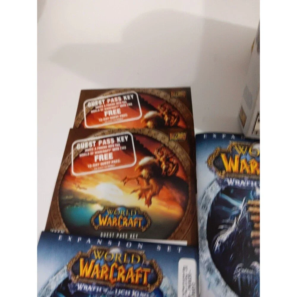 World of Warcraft: Wrath of the Lich King (PC, 2008) Includes Manuals